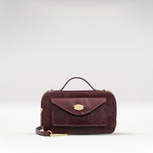 Load image into Gallery viewer, Lilac 02 Sb Red Leather Satchel