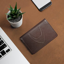 Load image into Gallery viewer, Le Mans W2 Brown Leather Card Holder