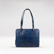 Load image into Gallery viewer, Claire 02 Blue Leather Shoulder Bag