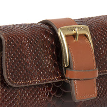 Load image into Gallery viewer, Mila 04 Brown Leather Sling Wallet