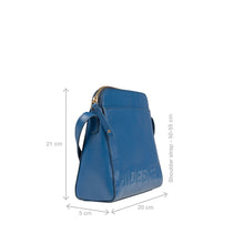 Load image into Gallery viewer, Carey 02 Blue Leather Shoulder Bag