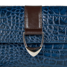 Load image into Gallery viewer, Fanny W1 Blue Leather Sling Wallet