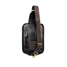 Load image into Gallery viewer, Mandela 01 Black Leather Crossbody