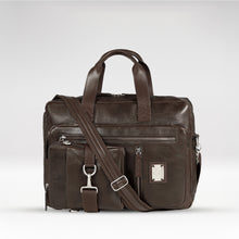 Load image into Gallery viewer, Uncle Ho 02 Green Leather Briefcase