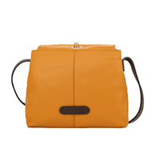 Load image into Gallery viewer, Dione 01 yellow Leather Sling Bag
