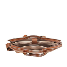 Load image into Gallery viewer, Insead 01 Tan Leather Messenger Bag