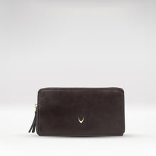 Load image into Gallery viewer, Growth - W3 Brown Leather Zip Around Wallet