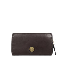 Load image into Gallery viewer, Growth - W3 Brown Leather Zip Around Wallet