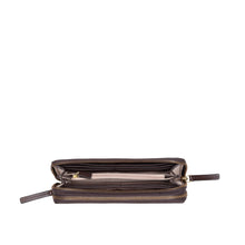 Load image into Gallery viewer, Growth - W3 Brown Leather Zip Around Wallet