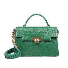 Load image into Gallery viewer, Bartoli 02 Green Leather Shoulder Bag