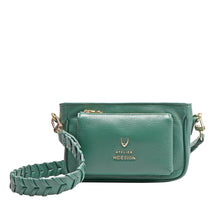 Load image into Gallery viewer, Callas 01 Green Leather Sling Bag