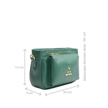 Load image into Gallery viewer, Callas 01 Green Leather Sling Bag