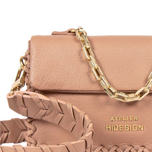 Load image into Gallery viewer, Callas 02 Nude Leather Sling Bag