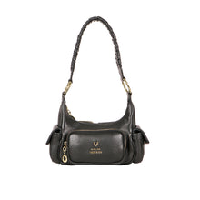 Load image into Gallery viewer, Callas 03 Black Leather Shoulder Bag