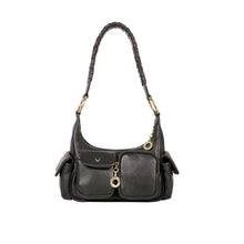 Load image into Gallery viewer, Callas 03 Black Leather Shoulder Bag