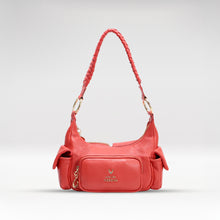Load image into Gallery viewer, Callas 03 Red Leather Shoulder Bag