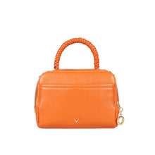 Load image into Gallery viewer, Callas 04 Orange Leather Bowling Bag