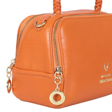Load image into Gallery viewer, Callas 04 Orange Leather Bowling Bag