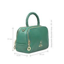 Load image into Gallery viewer, Callas 04 Green Leather Bowling Bag