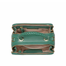 Load image into Gallery viewer, Callas 04 Green Leather Bowling Bag