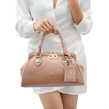 Load image into Gallery viewer, Callas 06 Nude Leather Shoulder Bag