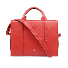 Load image into Gallery viewer, Callas 08 Red Leather Laptop Bag