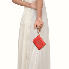 Load image into Gallery viewer, Bartoli W1 Red Leather Bi-Fold Wallet