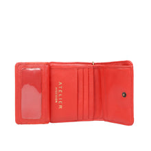 Load image into Gallery viewer, Bartoli W1 Red Leather Bi-Fold Wallet