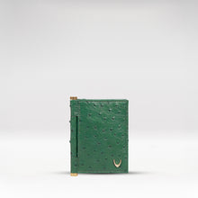 Load image into Gallery viewer, Bartoli W2 Green Leather Card Holder