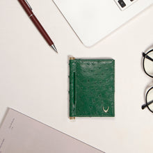 Load image into Gallery viewer, Bartoli W2 Green Leather Card Holder