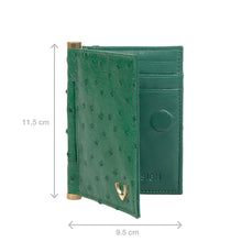 Load image into Gallery viewer, Bartoli W2 Green Leather Card Holder
