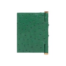Load image into Gallery viewer, Bartoli W2 Green Leather Card Holder