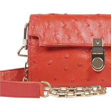 Load image into Gallery viewer, Bartoli W4 Red Leather Sling Wallet