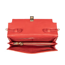 Load image into Gallery viewer, Bartoli W4 Red Leather Sling Wallet