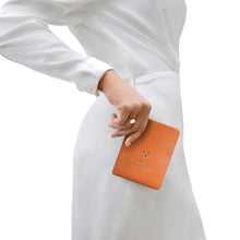Load image into Gallery viewer, Callas W3 Orange Leather Bi-Fold Wallet