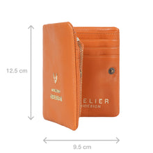 Load image into Gallery viewer, Callas W3 Orange Leather Bi-Fold Wallet