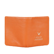 Load image into Gallery viewer, Callas W3 Orange Leather Bi-Fold Wallet