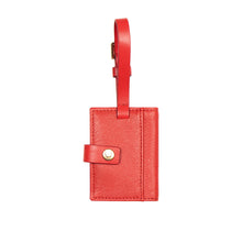 Load image into Gallery viewer, Callas Red Leather Luggage Tag