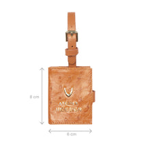 Load image into Gallery viewer, Bartoli Tan Leather Luggage Tag