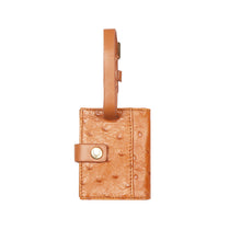 Load image into Gallery viewer, Bartoli Tan Leather Luggage Tag