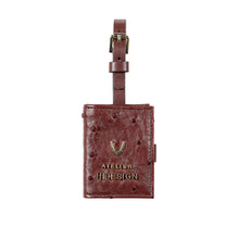 Load image into Gallery viewer, Bartoli Brown Leather Luggage Tag