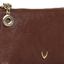 Load image into Gallery viewer, Merry Brown Leather Wrist Pouch