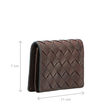 Load image into Gallery viewer, La Plata W2 Dark Brown Leather Card Holder