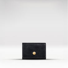 Load image into Gallery viewer, La Plata W3 Black Leather Trifold Wallet