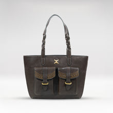 Load image into Gallery viewer, Bedouin - 04 Green Leather Tote Bag