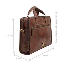 Load image into Gallery viewer, Fort Worth 03 Brown Leather Briefcase