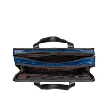 Load image into Gallery viewer, Fort Worth 03 Blue Leather Briefcase