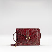 Load image into Gallery viewer, Blisse Red Leather Sling Bag