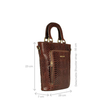 Load image into Gallery viewer, Eulalie Tan Leather Sling Bag