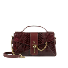 Load image into Gallery viewer, Manon Red Leather Sling Bag